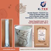 Üreten Okul K-Tek Karton Bardak İmalatına Başladı